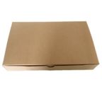 L'emballage adapté aux besoins du client de vêtement enferme dans une boîte la caisse d'emballage d'une seule pièce de papier de Brown emballage
