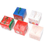 Boîtes blanches d'emballage de Noël de fantaisie de carton pour Apple et des chaussettes