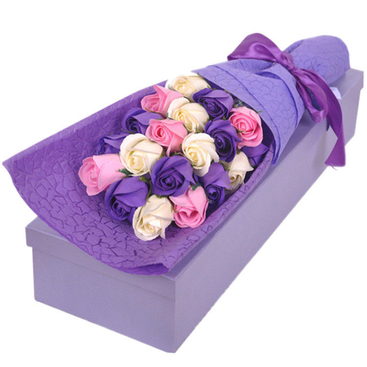 Boîte de papier CMYK d'emballage de cadeaux pliants de fleur ou impression de Pantone