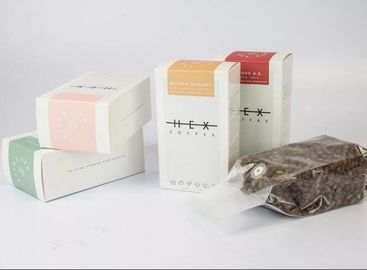 Réutilisation dégradable de boîte-cadeau de café d'emballage alimentaire imprimé par coutume de bio