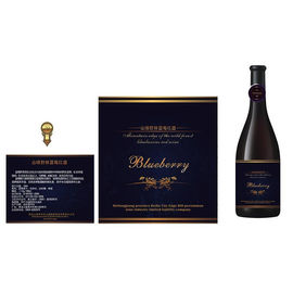 Label collant auto-adhésif polychrome d'autocollant de whiskey de Champagne de vin de labels