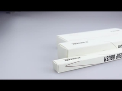 Boîte d'emballage de cadeaux cosmétiques personnalisés en carton de papier blanc en relief