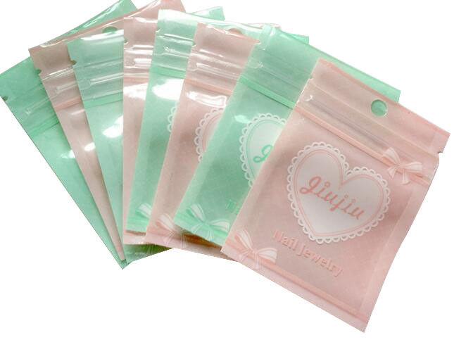 Custom Colorful Ziplock PE Plastic Pouch Packaging Clear Offset Printing